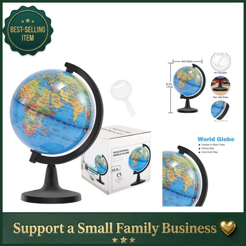Mini 6cm rotating world - 10.6cm,