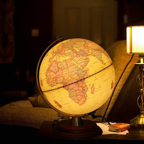 Illuminated world globe for - illuminated,