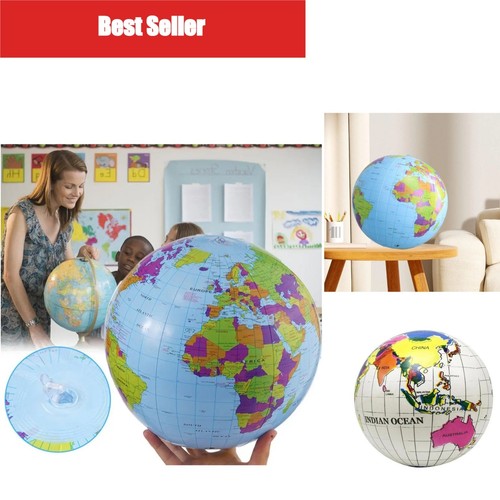 Inflatable world globe - globe, beach