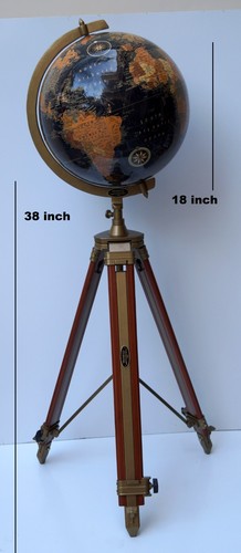World globe with tripod - world,
