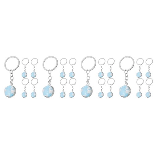 Count world globe keychain - 4,