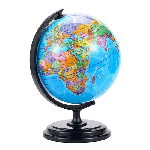 Illuminated world globe - ar,