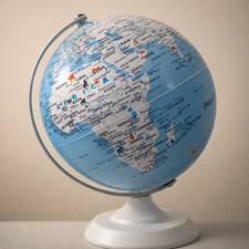 LED GEOGRAPHY World Globe  Map
