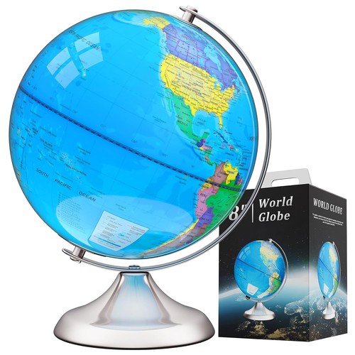 World globe for kids - 8",