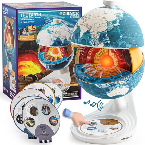 Science can openable globe for - science,