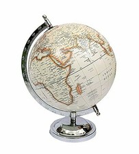 Nickel Stand Base World Globe