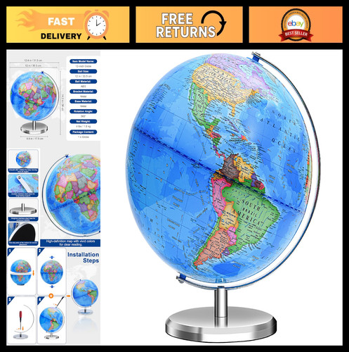 Educational spinning world - educational,
