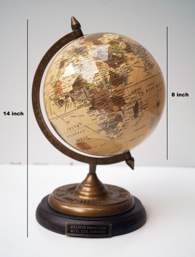 Cream world globe map - cream,