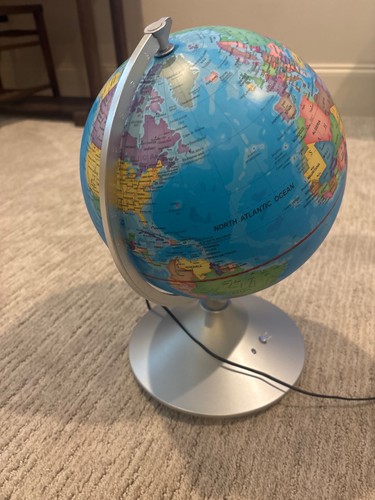 Used world globe for kids - used,