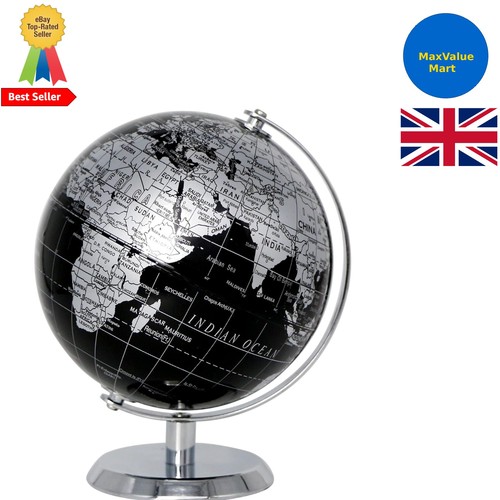 Polished 14cm world globe - 14cm,