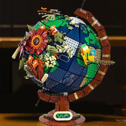 World globe map building - world,